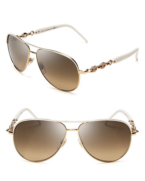 gucci mens aviators|gucci aviator sunglasses with crystals.